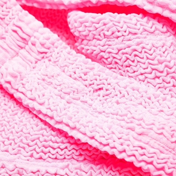 NWT Hunza g Juno twisted bikini set in bubblegum one size - Picture 5 of 8